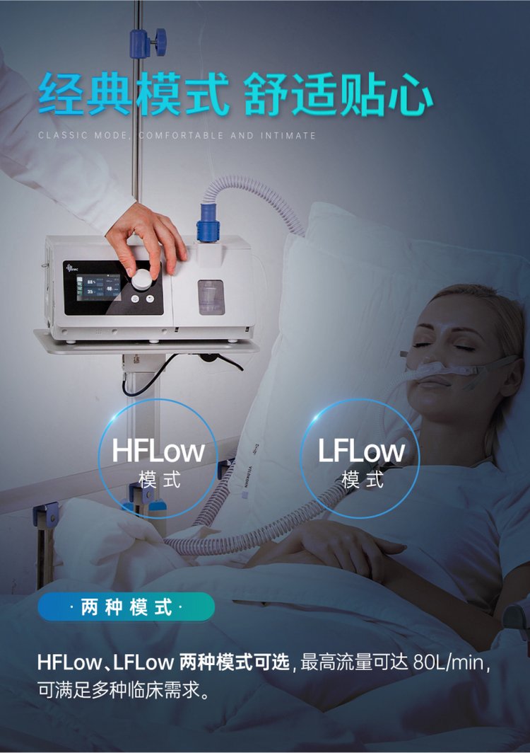 瑞邁特高流量H60M無創呼吸濕化治療儀 氣切與經鼻高流量濕化氧療的專業之選
